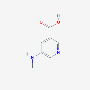 molecular formula C7H8N2O2 B1301403 5-(甲基氨基)烟酸 CAS No. 91702-88-4