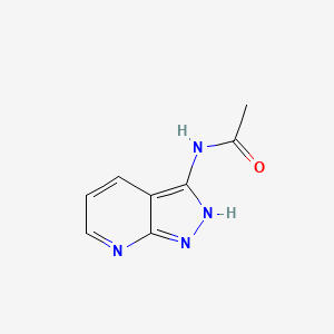 N-(1H-Pyrazolo[3,4-b]pyridin-3-yl)acetamide