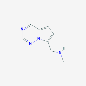 N-Methyl-1-(pyrrolo[2,1-f][1,2,4]triazin-7-yl)methanamine