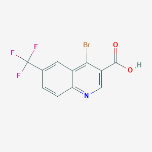 4-Bromo-6-(trifluoromethyl)quinoline-3-carboxylic acid