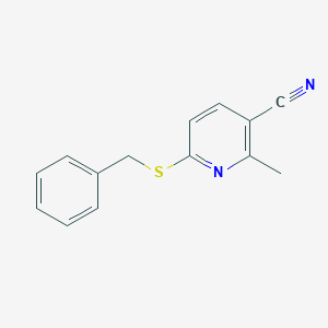 6-(Benzylthio)-2-methylnicotinonitrile