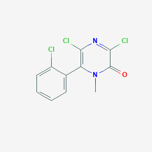 3,5-Dichloro-6-(2-chlorophenyl)-1-methylpyrazin-2(1H)-one