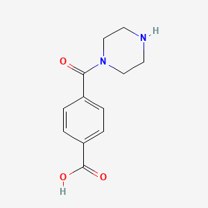 B1301406 4-(Piperazine-1-carbonyl)-benzoic acid CAS No. 691394-20-4