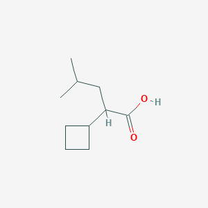 2-Cyclobutyl-4-methylpentanoic acid