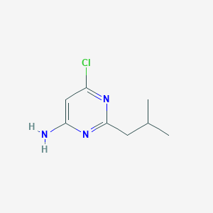 molecular formula C8H12ClN3 B13014085 6-Chloro-2-isobutylpyrimidin-4-amine 