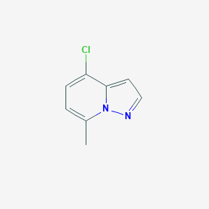 molecular formula C8H7ClN2 B13014143 4-Chloro-7-methylpyrazolo[1,5-a]pyridine 