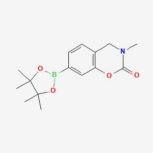 3-Methyl-7-(4,4,5,5-tetramethyl-1,3,2-dioxaborolan-2-yl)-3,4-dihydro-2H-benzo[e][1,3]oxazin-2-one