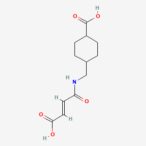 molecular formula C12H17NO5 B1301419 N-[4-(-Carboxycyclohexylmethyl)]maleamidic Acid 