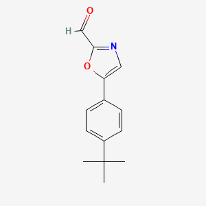 5-(4-(tert-Butyl)phenyl)oxazole-2-carbaldehyde