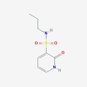 molecular formula C8H12N2O3S B13014391 2-Oxo-N-propyl-1,2-dihydropyridine-3-sulfonamide CAS No. 1707737-28-7