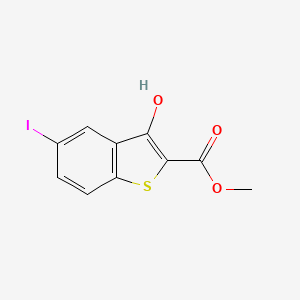 Methyl 3-hydroxy-5-iodobenzo[b]thiophene-2-carboxylate