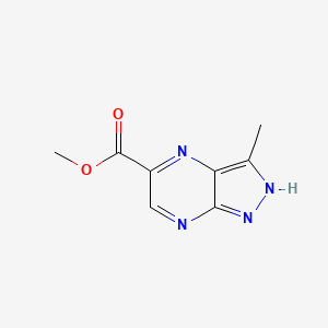 methyl3-methyl-1H-pyrazolo[3,4-b]pyrazine-5-carboxylate