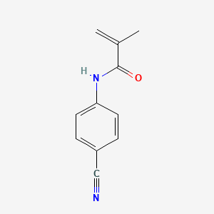 B1301453 2-Propenamide, N-(4-cyanophenyl)-2-methyl- CAS No. 90617-02-0