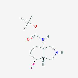 (1S,5R,6R)-1-tert-Butoxycarbonylamino-6-fluoro-3-azabicyclo[3,3,0]octane