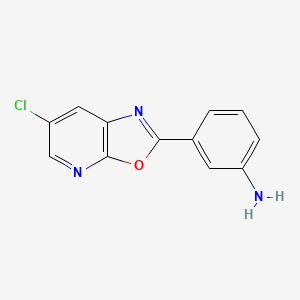 3-(6-Chlorooxazolo[5,4-b]pyridin-2-yl)aniline