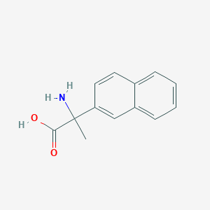 molecular formula C13H13NO2 B13014584 2-Amino-2-(naphthalen-2-yl)propanoic acid 