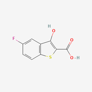 5-Fluoro-3-hydroxybenzo[b]thiophene-2-carboxylic acid