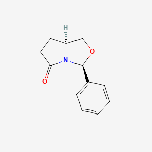 molecular formula C12H13NO2 B13014695 (3S,7AS)-3-Phenyltetrahydropyrrolo[1,2-C]oxazol-5(3H)-one 