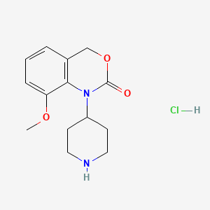 8-Methoxy-1-(piperidin-4-yl)-1H-benzo[d][1,3]oxazin-2(4H)-one hydrochloride