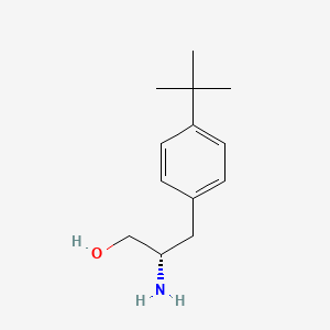 molecular formula C13H21NO B13014757 (2S)-2-Amino-3-(4-tert-butylphenyl)propan-1-ol 