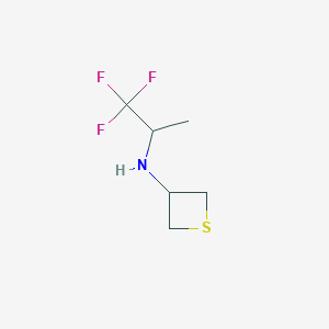 N-(1,1,1-Trifluoropropan-2-yl)thietan-3-amine