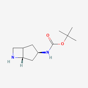 tert-butyl N-[(3R,5S)-6-azabicyclo[3.2.0]heptan-3-yl]carbamate