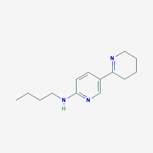 molecular formula C14H21N3 B13014788 N-Butyl-3,4,5,6-tetrahydro-[2,3'-bipyridin]-6'-amine 