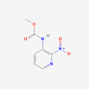 molecular formula C7H7N3O4 B13014798 Methyl (2-nitropyridin-3-yl)carbamate CAS No. 175652-25-2