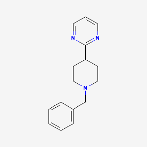 molecular formula C16H19N3 B13014808 2-(1-Benzylpiperidin-4-yl)pyrimidine 