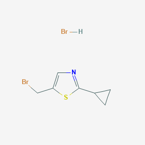 5-(Bromomethyl)-2-cyclopropylthiazole hydrobromide