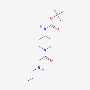 tert-butyl N-{1-[2-(propylamino)acetyl]piperidin-4-yl}carbamate