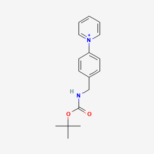 1-(4-(((tert-Butoxycarbonyl)amino)methyl)phenyl)pyridin-1-ium