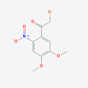 2-Bromo-1-(4,5-dimethoxy-2-nitrophenyl)ethanone