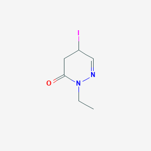 2-ethyl-5-iodo-4,5-dihydropyridazin-3(2H)-one