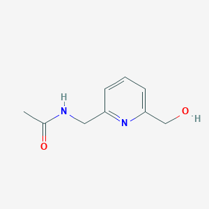 N-((6-(Hydroxymethyl)pyridin-2-yl)methyl)acetamide