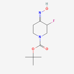 tert-butyl (4Z)-3-fluoro-4-hydroxyiminopiperidine-1-carboxylate