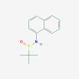 (R)-2-Methyl-N-(naphthalen-1-YL)propane-2-sulfinamide