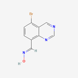 5-Bromoquinazoline-8-carbaldehyde oxime