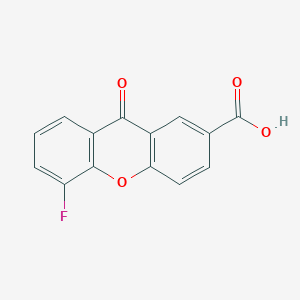 molecular formula C14H7FO4 B13015051 5-Fluoro-9-oxo-9H-xanthene-2-carboxylic acid 