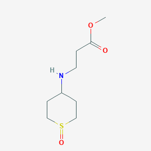 Methyl 3-((1-oxidotetrahydro-2H-thiopyran-4-yl)amino)propanoate