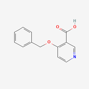 molecular formula C13H11NO3 B13015105 4-(Benzyloxy)nicotinic acid 