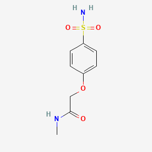 N-Methyl-2-(4-sulfamoylphenoxy)acetamide