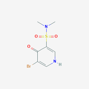 5-Bromo-N,N-dimethyl-4-oxo-1,4-dihydropyridine-3-sulfonamide