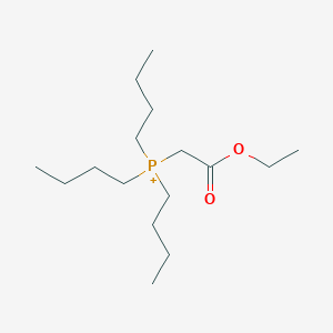 molecular formula C16H34O2P+ B13015135 Ethyl (tributylphosphoranyl)acetate 