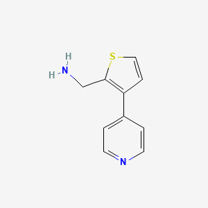 (3-(Pyridin-4-yl)thiophen-2-yl)methanamine