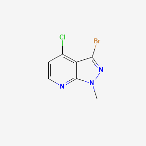 3-bromo-4-chloro-1-methyl-1H-pyrazolo[3,4-b]pyridine