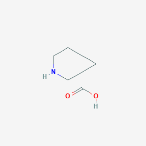 molecular formula C7H11NO2 B13015257 3-Azabicyclo[4.1.0]heptane-1-carboxylic acid 