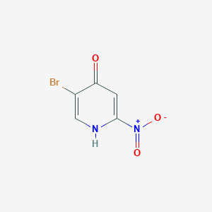 molecular formula C5H3BrN2O3 B13015287 5-Bromo-2-nitropyridin-4-ol 