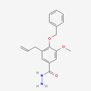 3-Allyl-4-(benzyloxy)-5-methoxybenzohydrazide