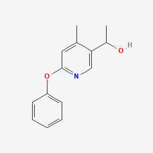 1-(4-Methyl-6-phenoxypyridin-3-yl)ethanol